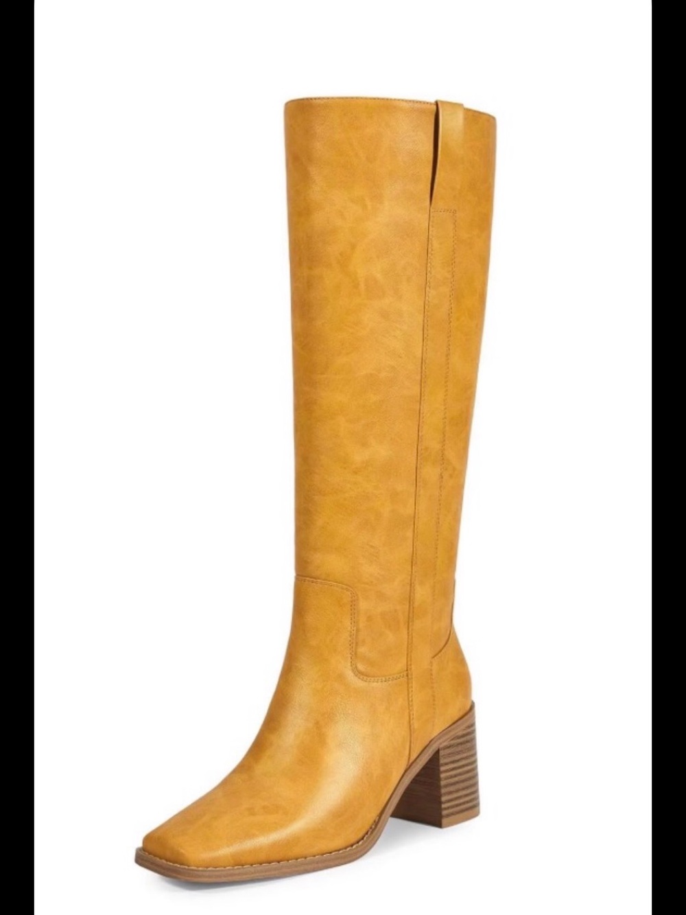Classic Tall Women's Riding Boot in Mustard